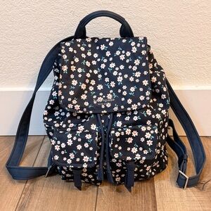 Kate Spade New York Carley Fleurette Toss Flap Backpack